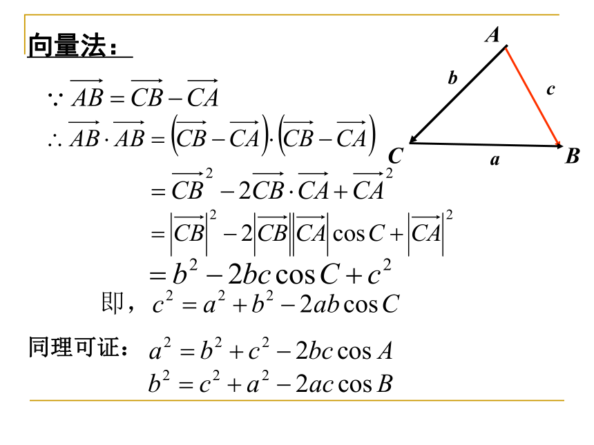 三角形余弦定理图片