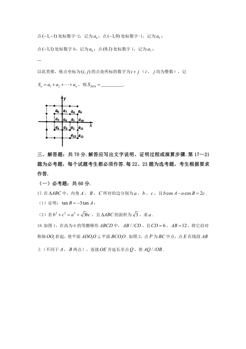 新疆乌鲁木齐地区2018届高三下学期第二次诊断性测验数学（理）试题 Word版含答案