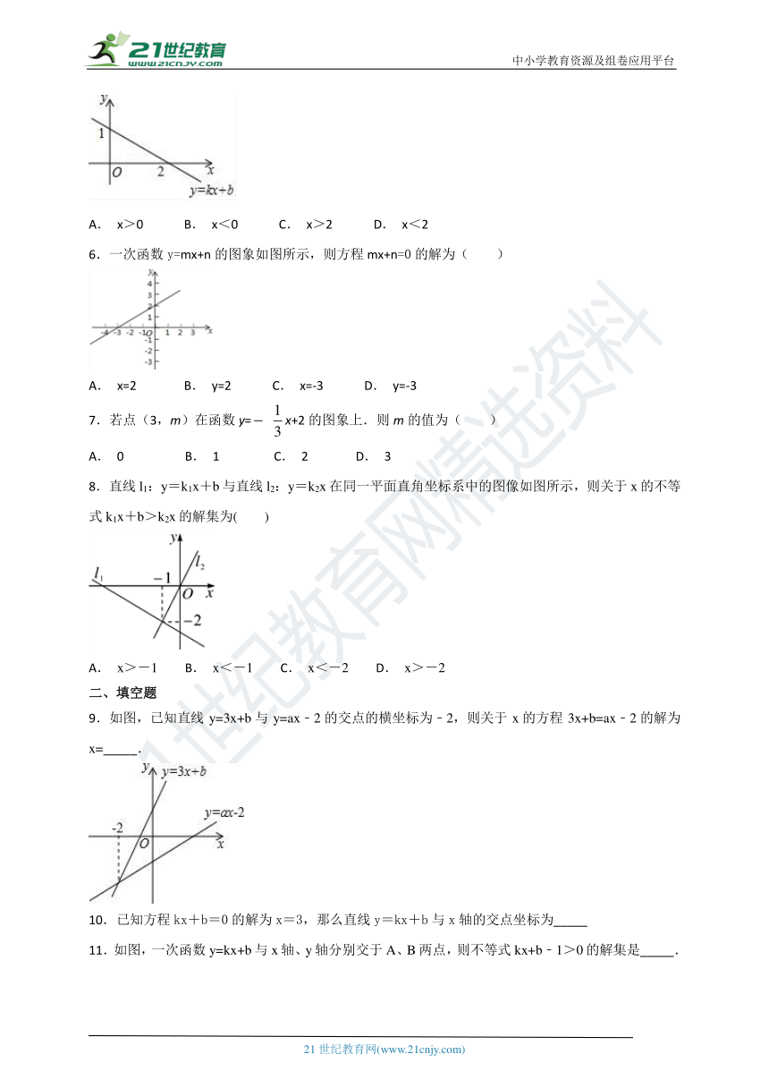 12.2 一次函数同步课时作业（7）