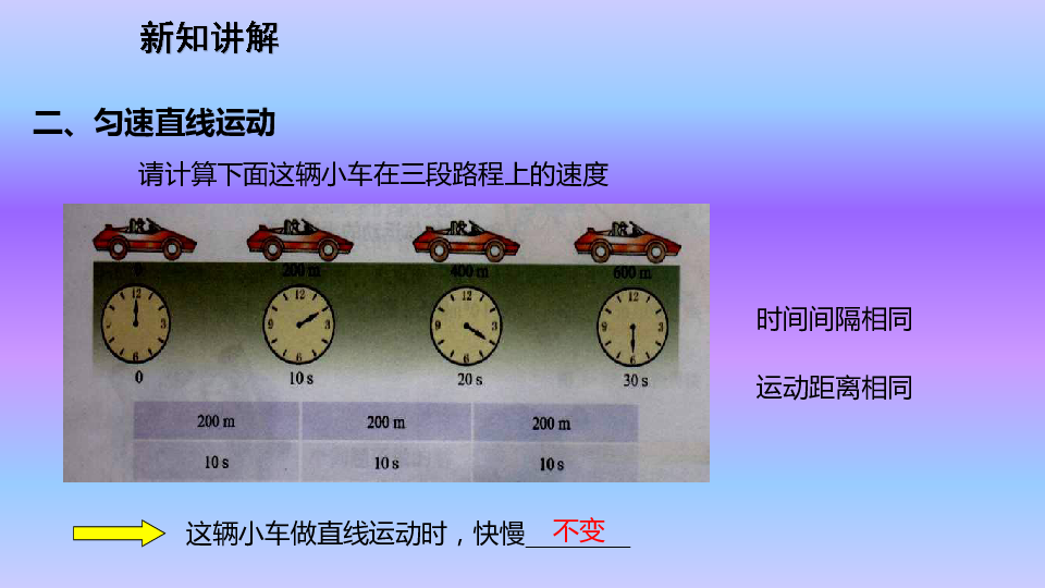 教科版八年级物理上册课件2.3测量物体运动的速度(21张PPT)