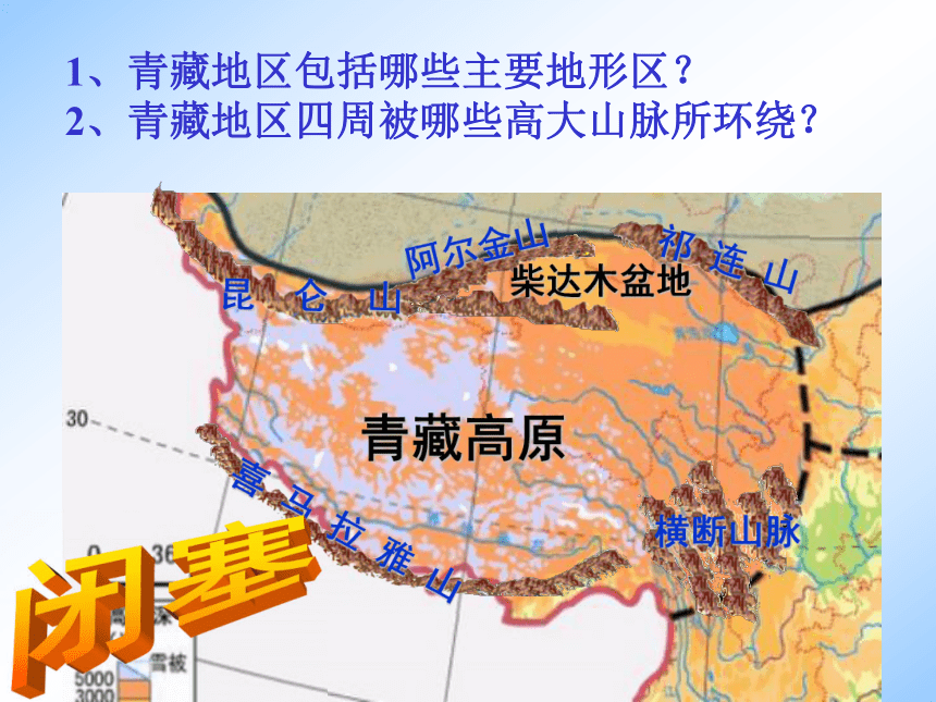 第三节 青藏地区和西北地区
