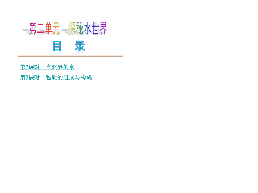 【最新——鲁教（全国版）】2014中考化学复习方案（考点聚焦+归类示例，含2013试题）：第二单元 探秘水世界（59张ppt）