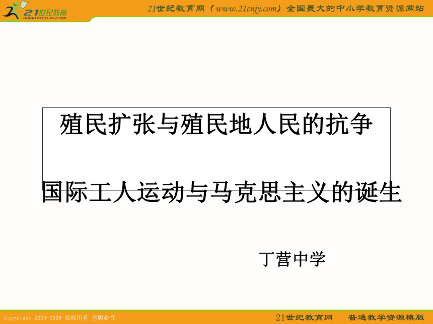 历史：第七单元 殖民扩张和殖民地人民的抗争课件（华东师大版九年级上）