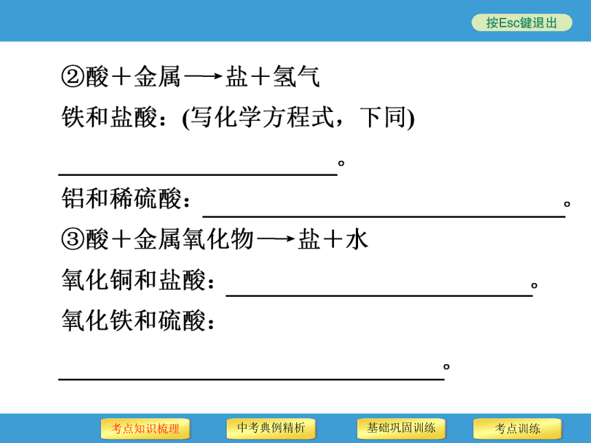 2014年中考复习鲁教版化学第13讲酸碱及其性质（88张幻灯片）