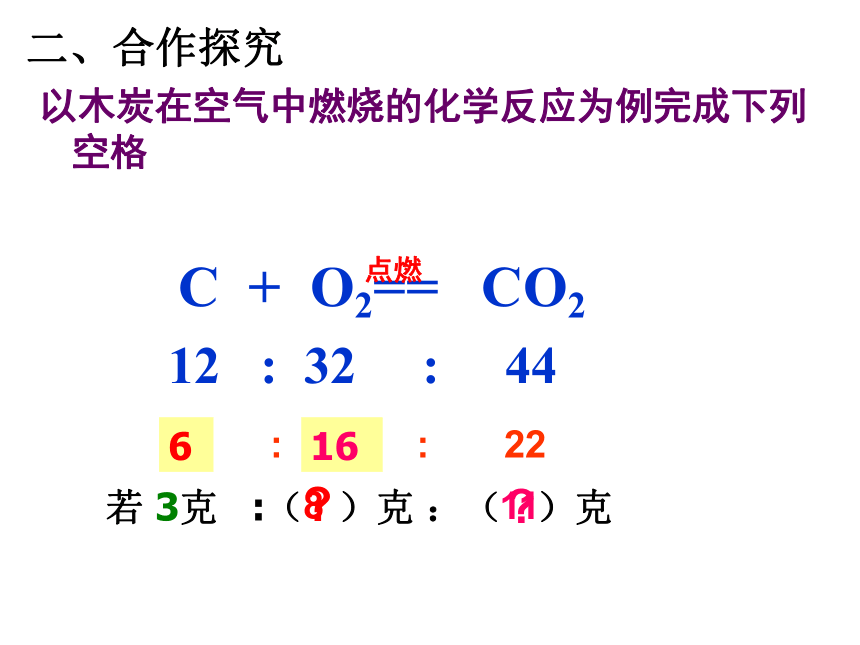 人教版八年级化学全册教学课件：第六单元 课题3 利用化学方程式的简单计算 （共16张PPT）