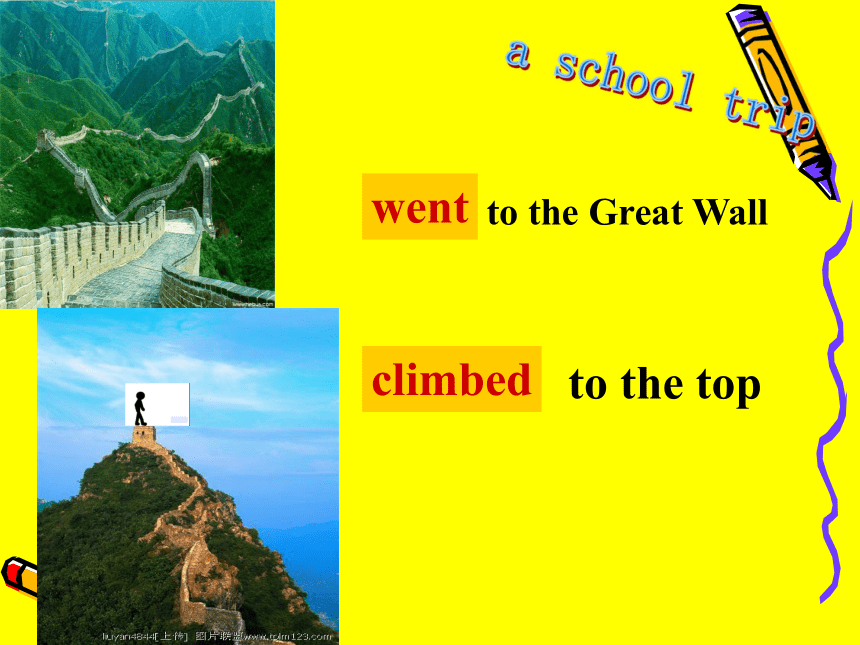 Module5  Unit 1 We went to the Great Wall课件