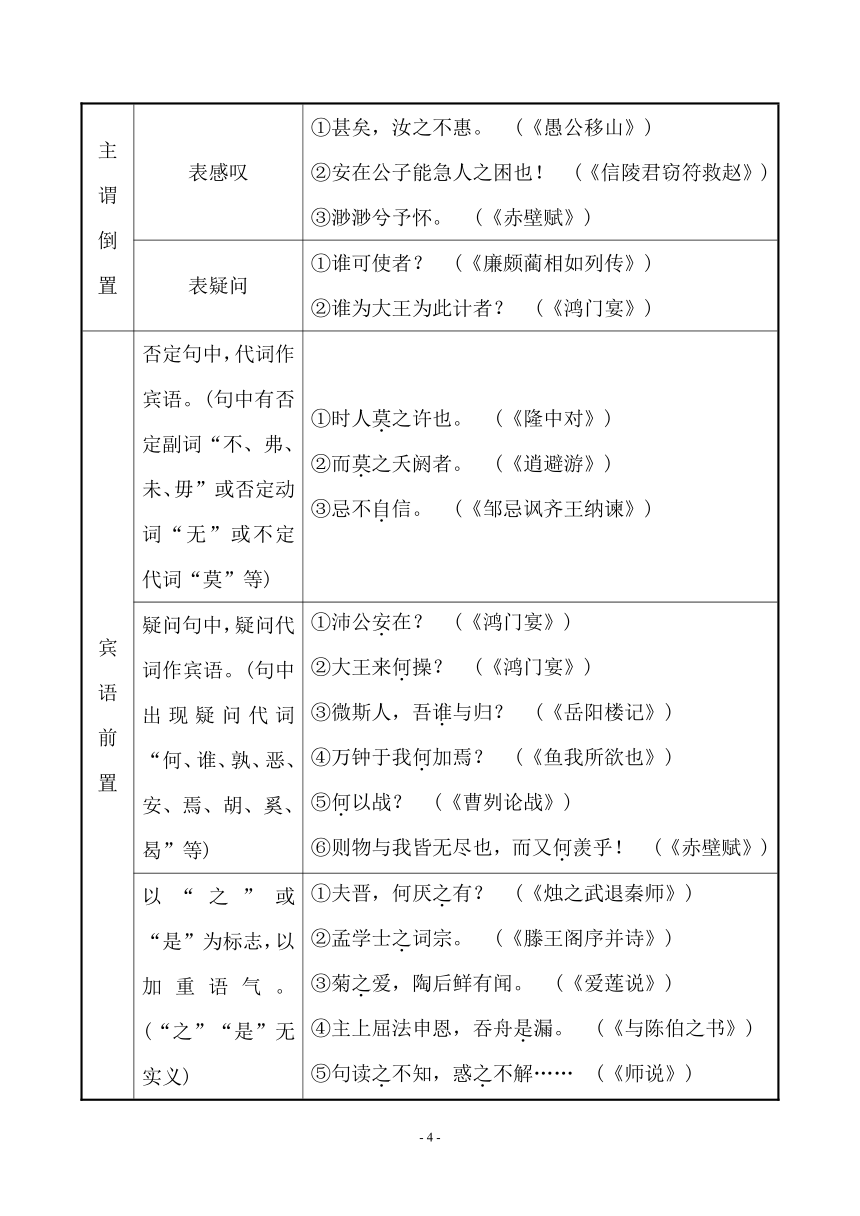 人教版高中语文一轮复习：理解并翻译文中的句子、断句