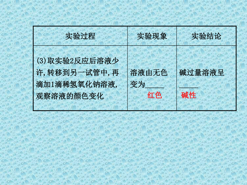 7.5 基础实验8《酸与碱的化学性质》课件（共28张PPT）