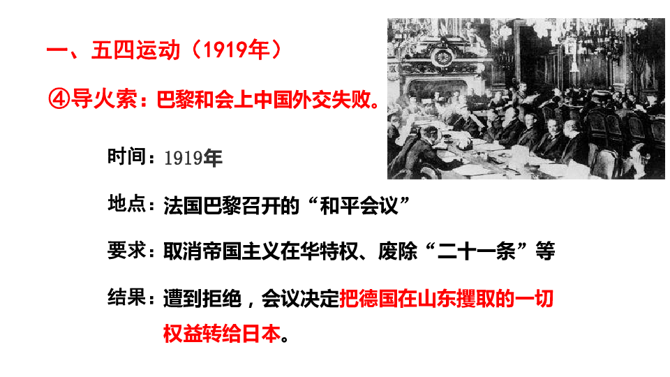 人教2019版高中历史必修中外历史纲要上第21课 五四运动与中国共产党的诞生（共19张PPT）
