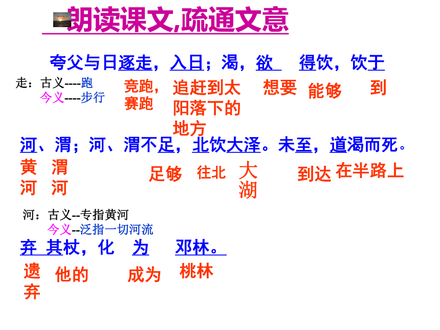 短文两篇（夸父逐日、共工怒触不周山）