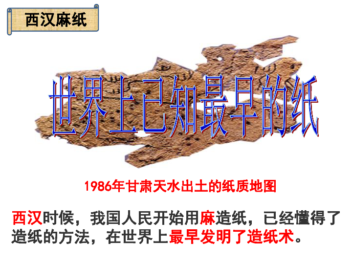 人教部编版七年级历史上册课件：第15课 两汉的科技和文化(共30张PPT)