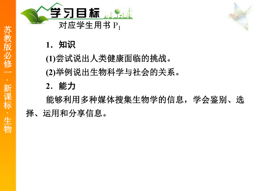 1[1].1身边的生物科学2课件（苏教版必修1）（65张）