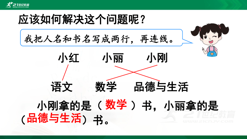 人教版 二年级下册数学 推理（1）课件（21张ppt)