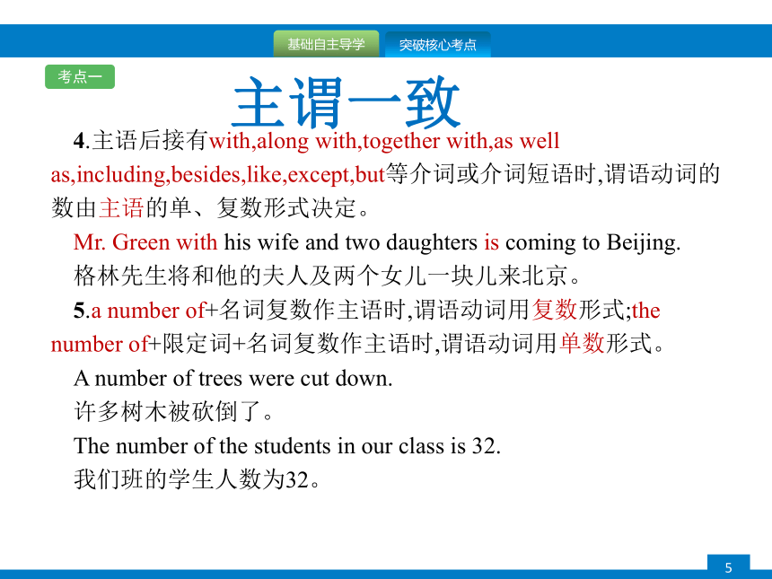 中考英语专题课件：主谓一致及反意疑问句