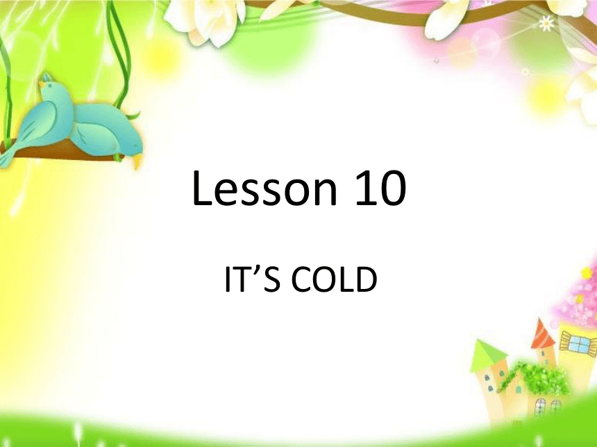 Lesson 10 It’s cold 课件