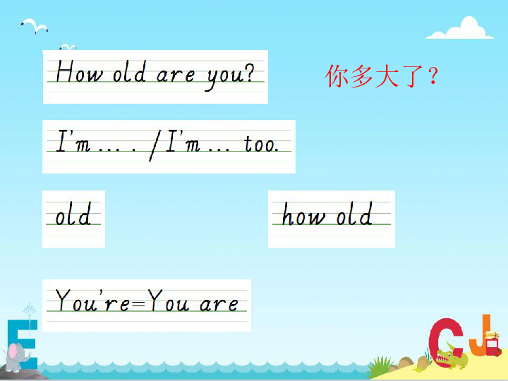 Module 6 Unit 2 How old are you? 课件 (共24张PPT)