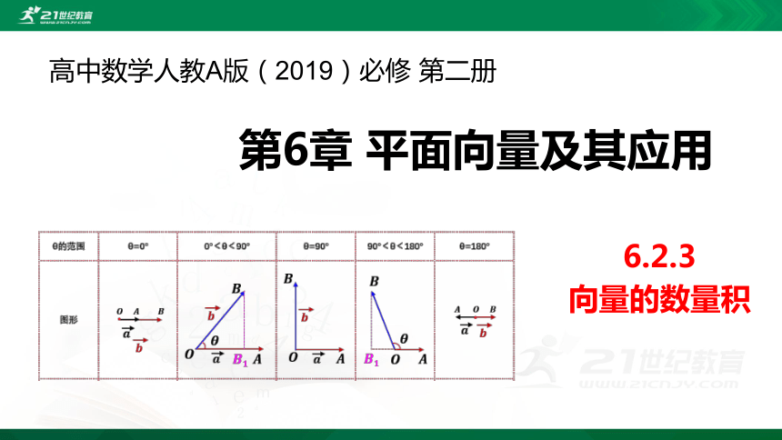 6.2.3 向量的数量积-课件（共19张PPT）