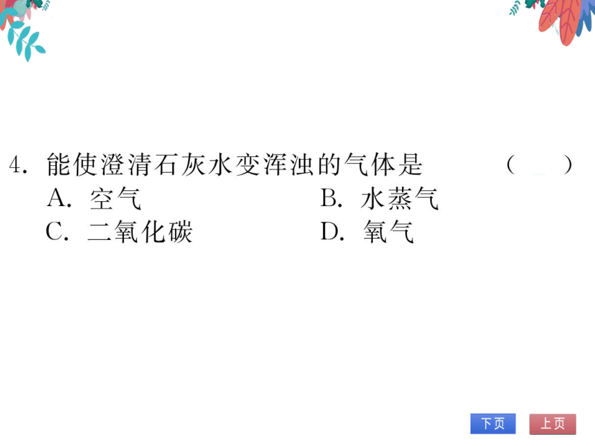 【人教版】化学九年级上册 第一单元 课题2 化学是一门以实验为基础的科学 第1课时 习题课件