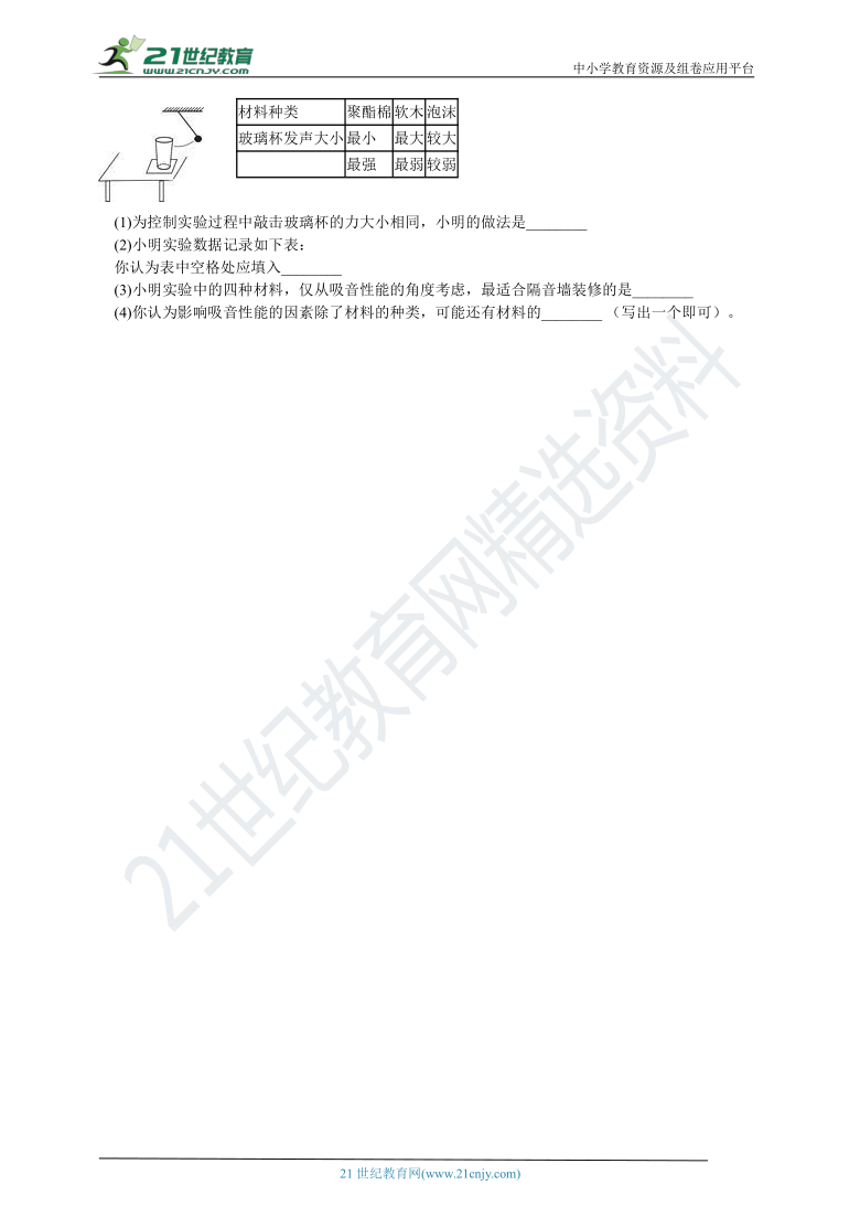 2.3耳和听觉 培优练习