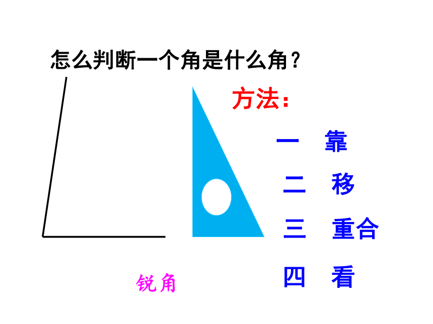 数学二年级上人教版角的初步认识第3课时  认识锐角和钝角课件 (共25张PPT)