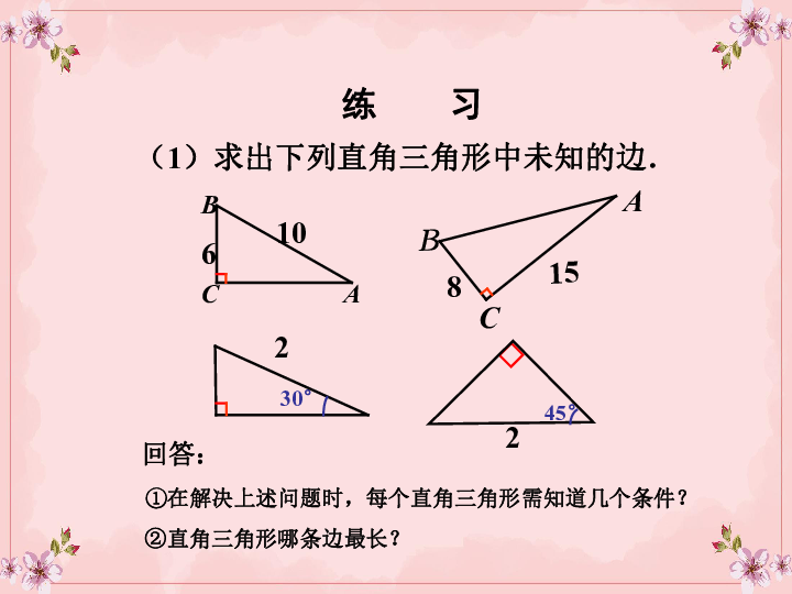 人教版数学八年级下册17.1勾股定理第二课时课件（31张）