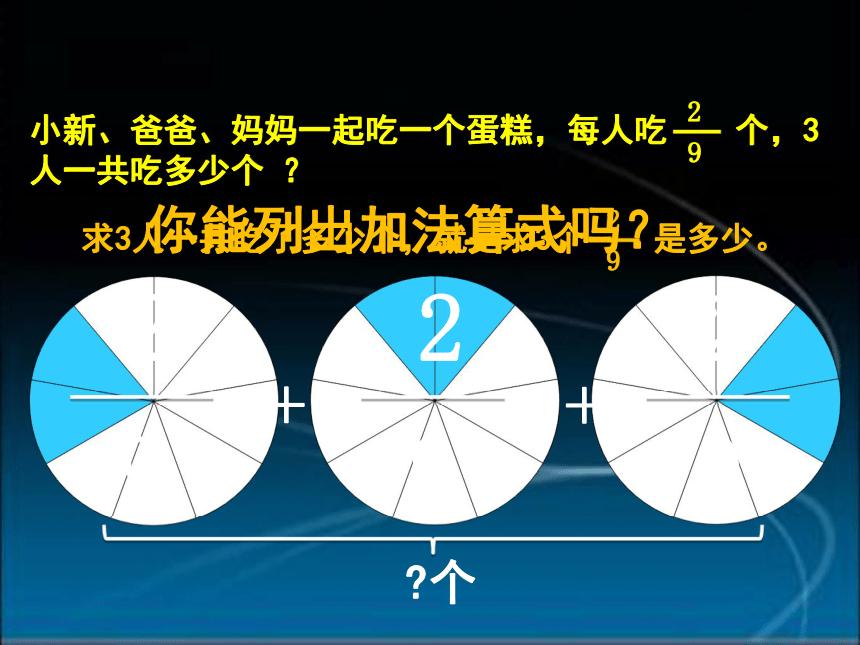 1.1分数乘整数 课件（13张ppt）