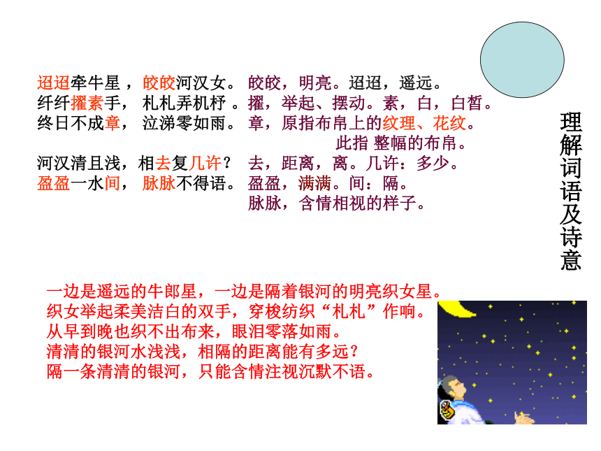 《迢迢牵牛星》课件