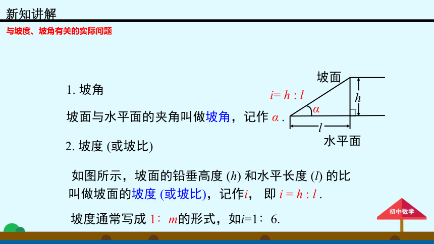 232第4課時坡度問題及一次函數k的幾何意義共24張ppt