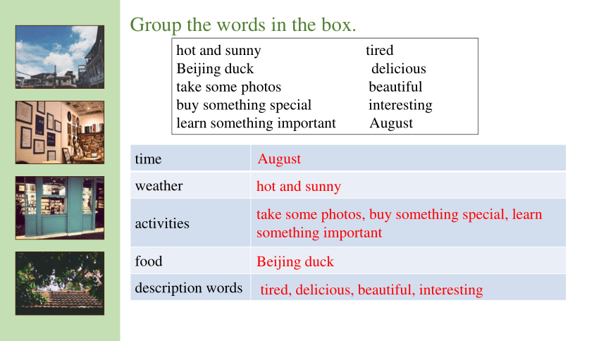 Unit 1 Where did you go on vacation  Period 5 Section B 3a-Self Check 课件(共32张PPT)