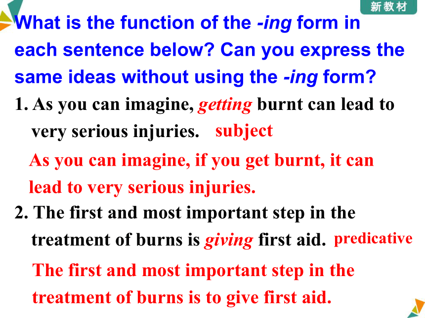 英语人教版（2019）选择性必修第二册 Unit 5  First Aid Discover useful structures 课件 （39张））