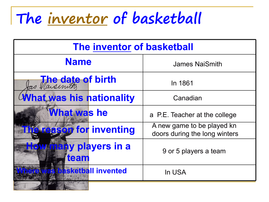Unit 9 When was it invented?》Reading Do you know when basketball was invented(浙江省台州市天台县)