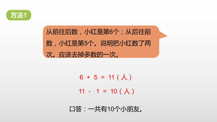 人教版 一年级下册第2单元20以内的退位减法第7课时课件（23张PPT)