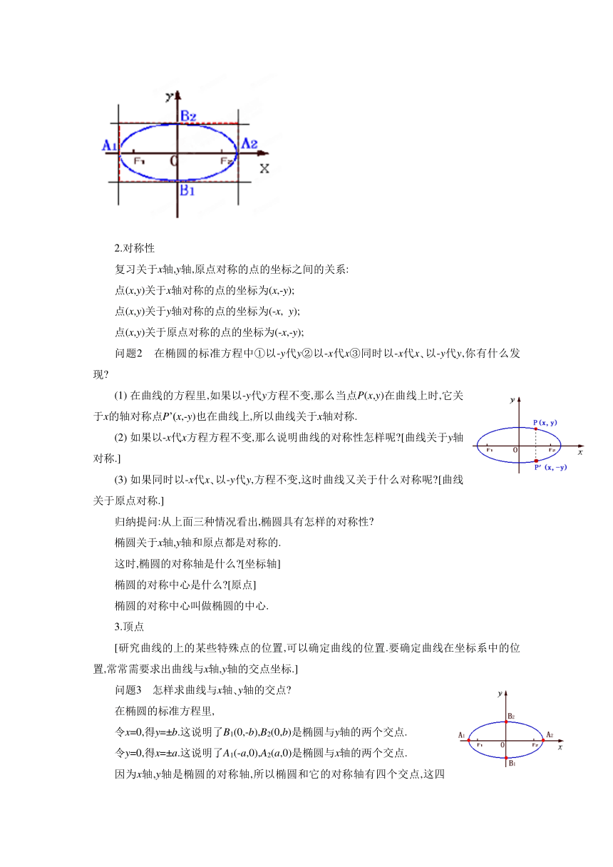 2.1.2 椭圆的简单几何性质 教案