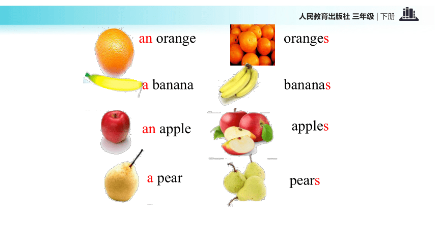 Unit 5 Do you like pears? PB 复习课件