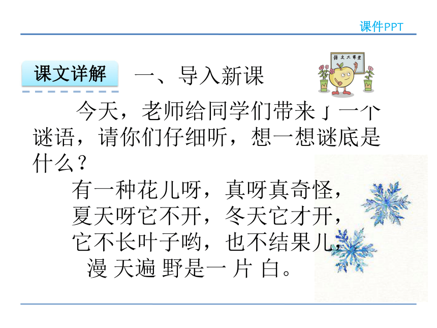 10、小雪花 课件