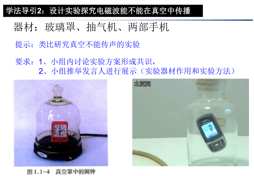 湖北省宜昌市夷陵区雾渡河初级中学九年级物理全册课件：21.2 电磁波的海洋 (共13张PPT)