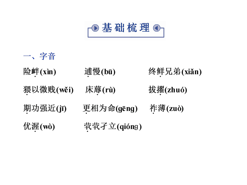 【备课参考】2016-2017学年高一语文（语文版）必修一课件：陈情表