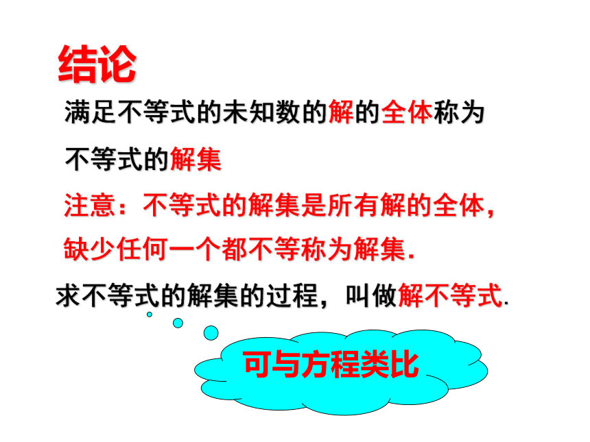 11.2 不等式的解集 课件