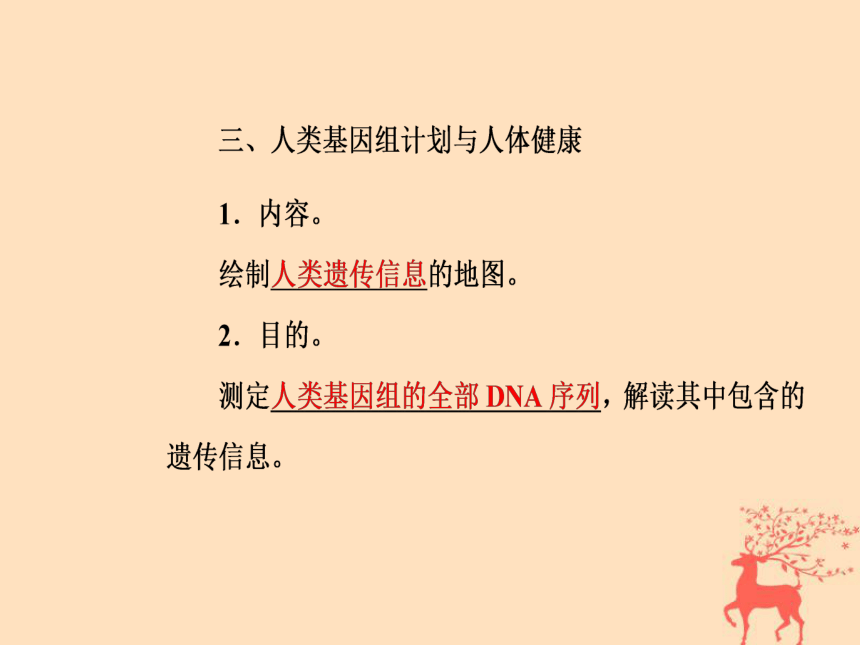 2018年秋高中生物新人教版必修2第五章基因突变及其他变异第3节人类遗传病课件(54张PPT)
