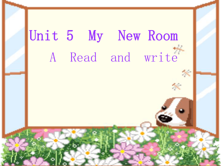 unit 5 my new room Part A read and write