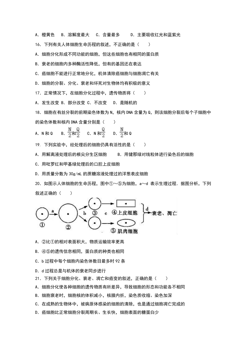 宁夏育才中学勤行校区2017-2018学年高二12月月考生物试题