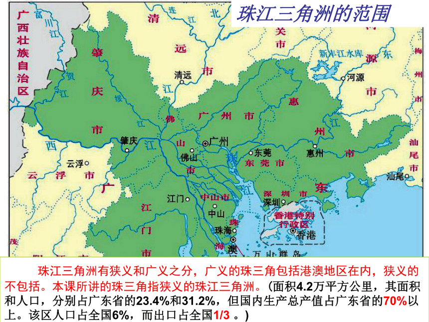 人教版高中地理必修（三） 4.2区域工业化与城市化 以珠江三角洲为例 课件 (1)