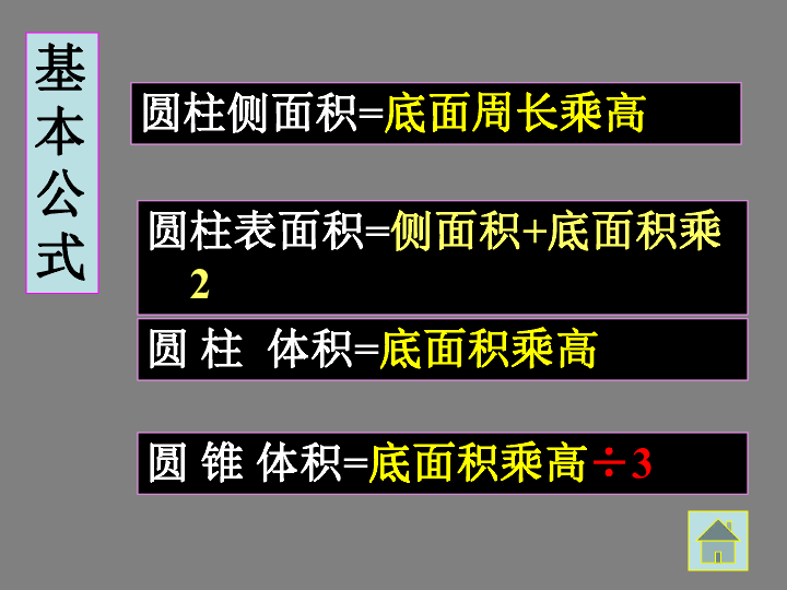 2.8圆锥的体积练习 课件（20张ppt）