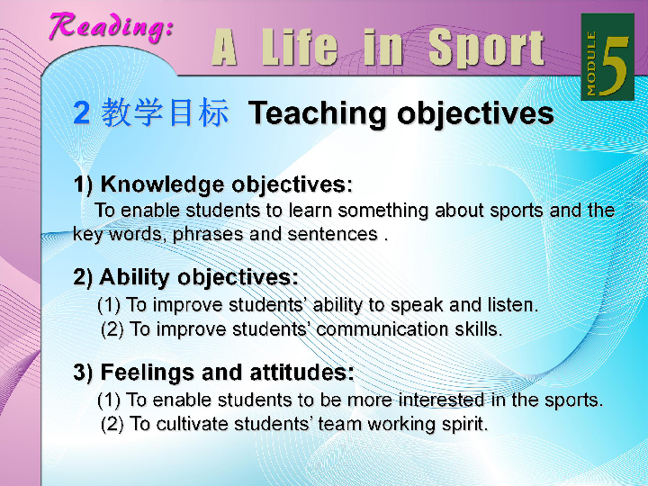 Module 5 The Great Sports Personality Grammar 课件（30张PPT）