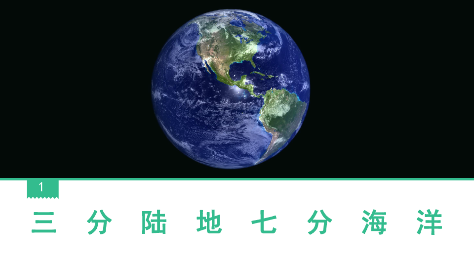 中图版地理八年级上册8.1.2海陆分布（课件）