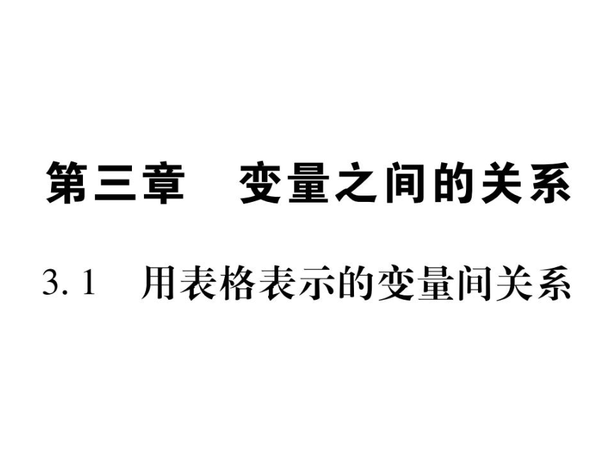 【课堂导练1+5】北师版数学七年级下册配套课件（图片版）第3章 变量之间的关系 （共99张PPT）