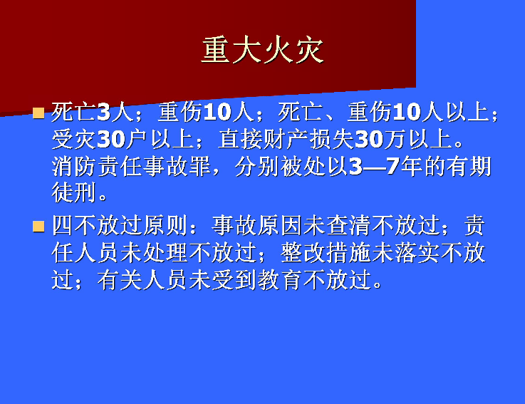 消防安全及防震知识培训 课件（41张幻灯片）