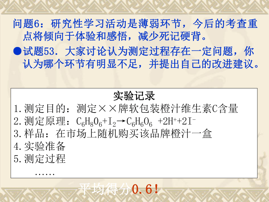 山东省2011年高考基本能力命题分析