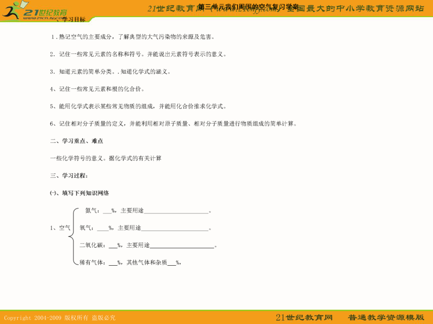 化学：第三单元 我们周围的空气课件（鲁教版九年级）