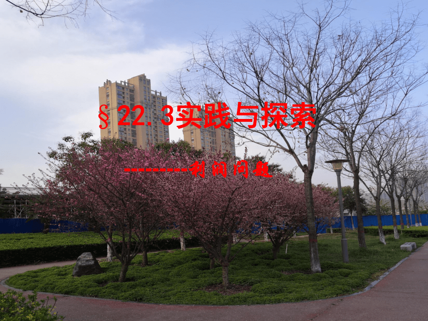 22.3实践与探索（利润问题）-华东师大版九年级数学上册课件(共14张PPT)